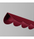 Biscuit 130cm LED Bar Pendant Ceiling Light Burgundy 4000K-4