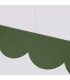 Biscuit 130cm LED Bar Pendant Ceiling Light Olive Green 4000K-6