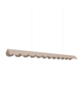 Biscuit 130cm LED Bar Pendant Ceiling Light Taupe 4000K-1