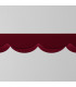 Biscuit 130cm LED Bar Pendant Ceiling Light Burgundy 4000K-8