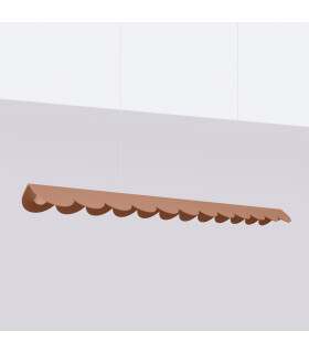 Biscuit 130cm LED Bar Pendant Ceiling Light Mocha 4000K-2