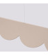 Biscuit 130cm LED Bar Pendant Ceiling Light Taupe 4000K-6
