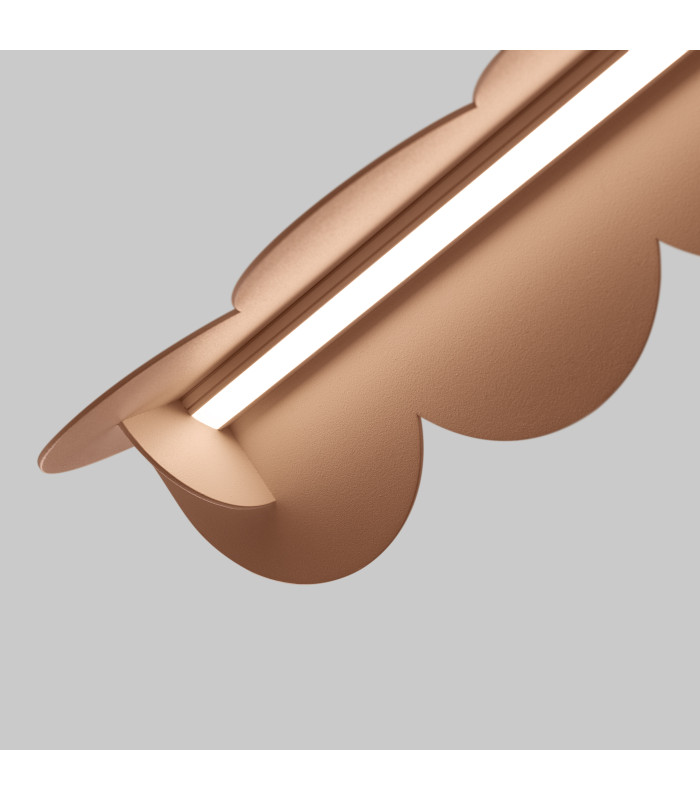 Biscuit 130cm LED Bar Pendant Ceiling Light Mocha 4000K-8