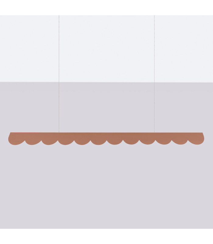Biscuit 130cm LED Bar Pendant Ceiling Light Mocha 4000K-9