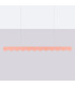 Biscuit LED Bar Pendant Ceiling Light Peachy 4000K-9