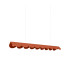 Biscuit 100cm LED Bar Pendant Ceiling Light Red Ochre 3000K-1