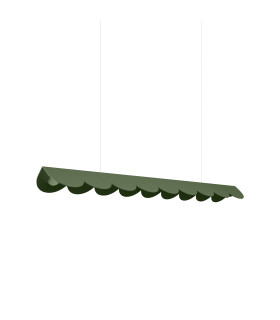Biscuit 100cm LED Bar Pendant Ceiling Light Olive Green 3000K-1