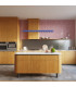 Biscuit 100cm LED Bar Pendant Ceiling Light Red Ochre 3000K-5