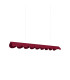 Biscuit 100cm LED Bar Pendant Ceiling Light Burgundy 4000K-1