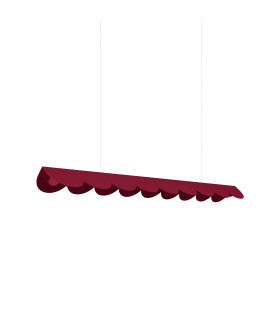 Biscuit 100cm LED Bar Pendant Ceiling Light Burgundy 4000K-1