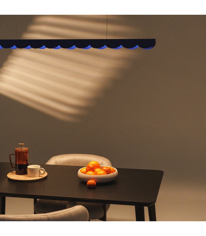 Biscuit 100cm LED Bar Pendant Ceiling Light Black 4000K-5