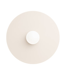 Ake Flush Wall Lamp Beige 1x G9-1