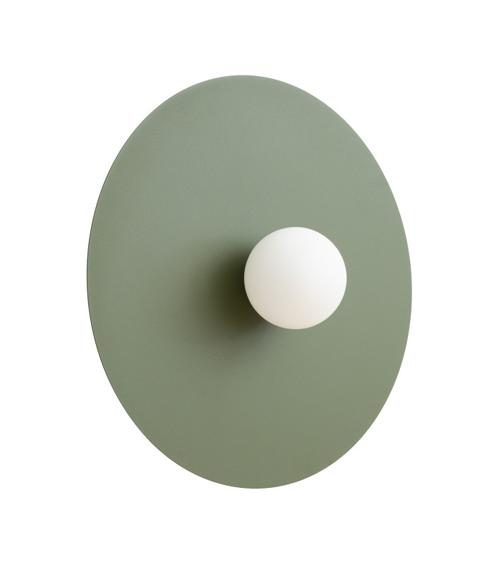 Ake Flush Wall Lamp Olive Green 1x G9-2