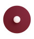Ake Flush Wall Lamp Burgundy 1x G9-1