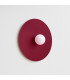 Ake Flush Wall Lamp Burgundy 1x G9-3