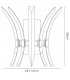 Wall Lamp 2 Light Polished Chrome - 3