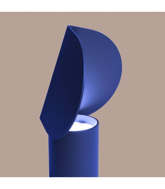 Biscuit Integrated LED Table Lamp Ultramarine-5