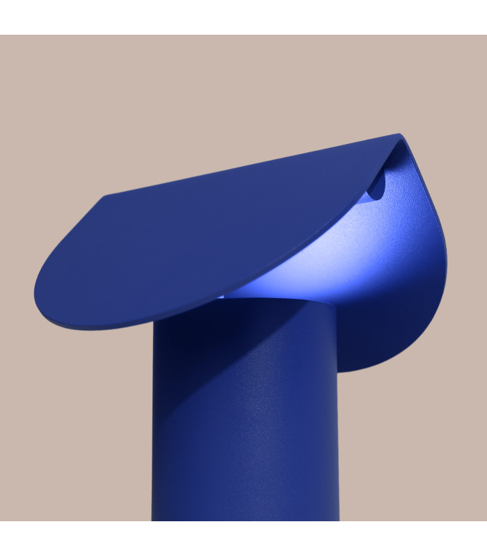 Biscuit Integrated LED Table Lamp Ultramarine-6