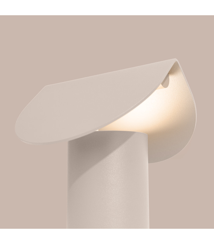 Biscuit Integrated LED Table Lamp Beige-6