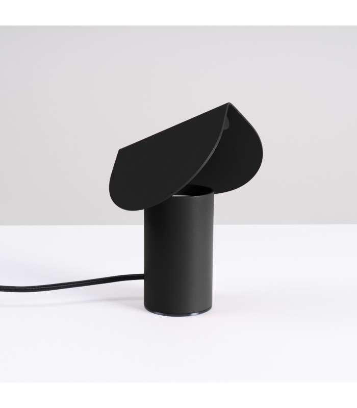 Biscuit Integrated LED Table Lamp Black-2