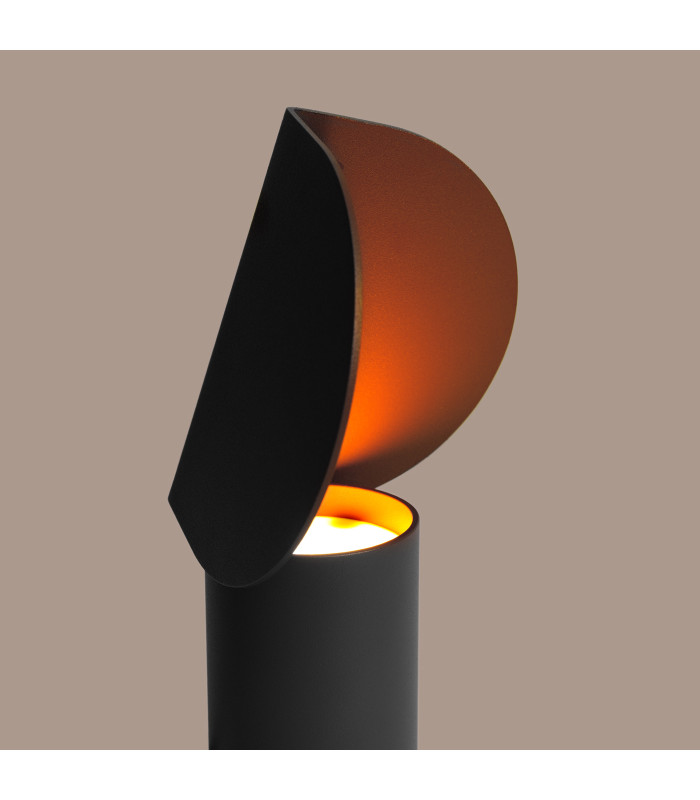 Biscuit Integrated LED Table Lamp Black-5