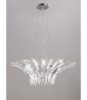 Ceiling Pendant 9 Light Polished Chrome - 2