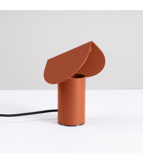 Biscuit Integrated LED Table Lamp Red Ochre-2