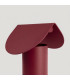 Biscuit Integrated LED Table Lamp Burgundy-4