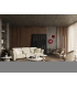 Ake Flush Wall Lamp Burgundy 1x G9-8