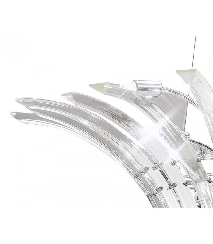 Ceiling Pendant 9 Light Polished Chrome - 6