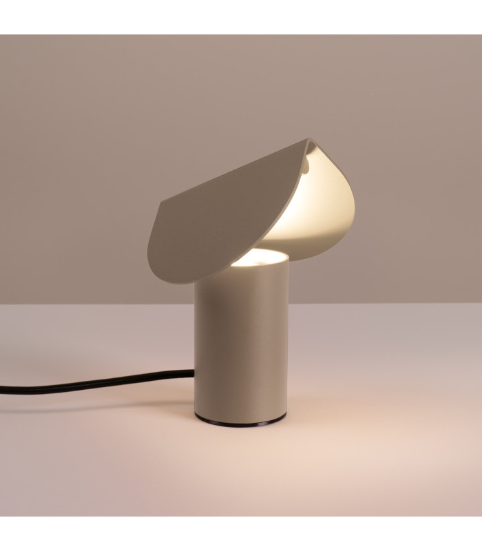 Biscuit Integrated LED Table Lamp Taupe-3