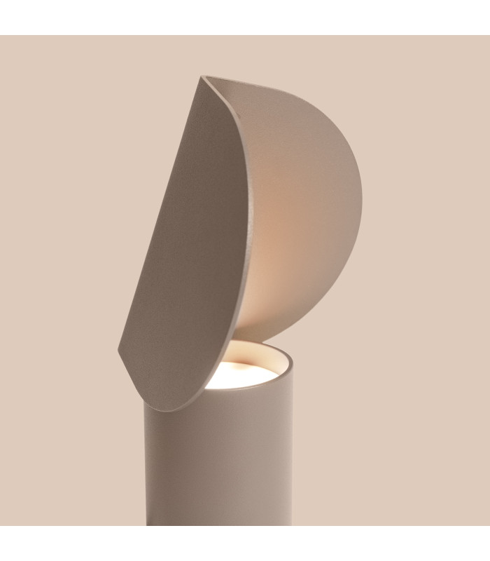 Biscuit Integrated LED Table Lamp Taupe-5