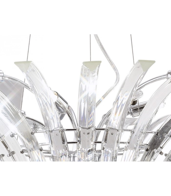 Ceiling Pendant 9 Light Polished Chrome - 7