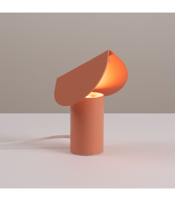 Biscuit Integrated LED Table Lamp Peach-3