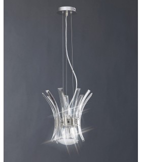 Ceiling Pendant 4 Light Polished Chrome - 2