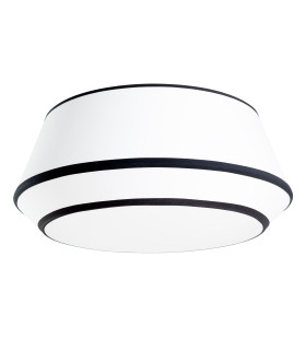 Top 50cm Cylindrical Ceiling Light White 3x E27-1