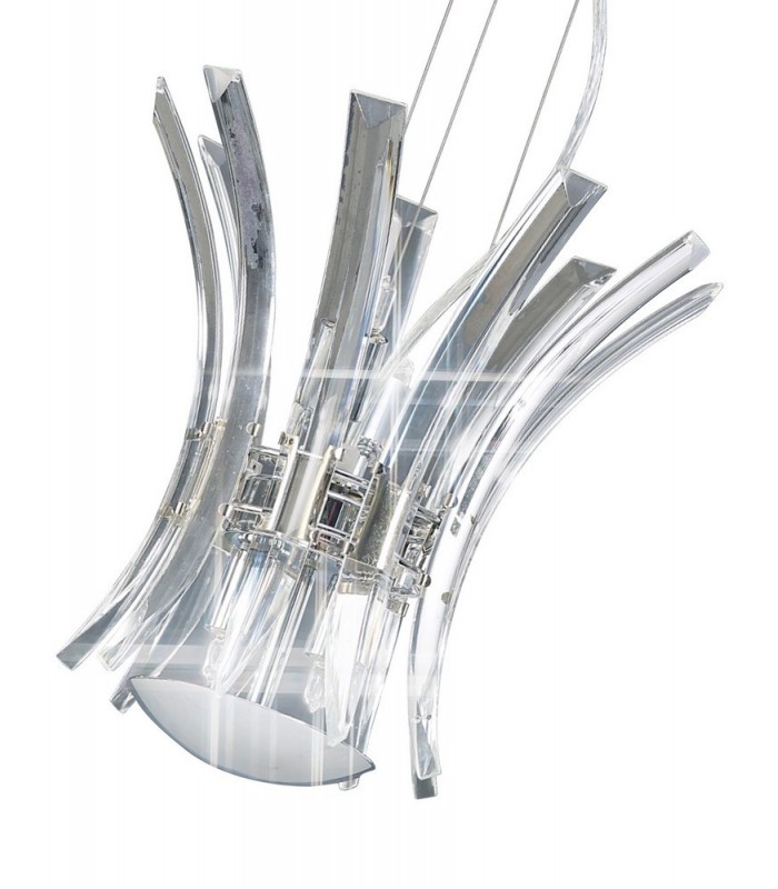 Ceiling Pendant 4 Light Polished Chrome - 5