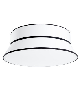 Top 60cm 2 Tier Cylindrical Ceiling Light White 3x E27-1