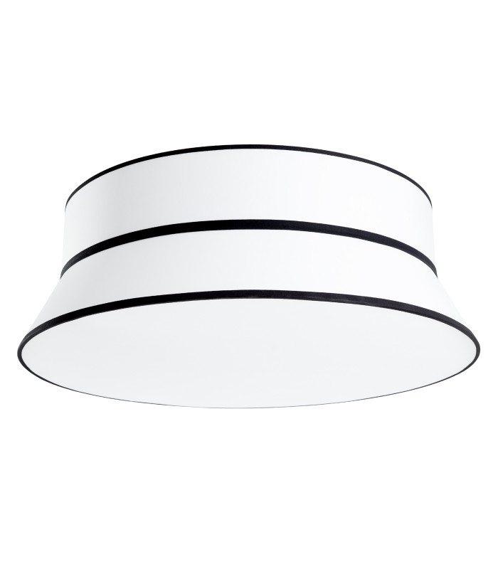 Top 60cm 2 Tier Cylindrical Ceiling Light White 3x E27-1