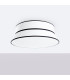 Top 60cm 2 Tier Cylindrical Ceiling Light White 3x E27-2