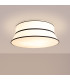 Top 60cm 2 Tier Cylindrical Ceiling Light White 3x E27-3