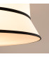 Top 60cm 2 Tier Cylindrical Ceiling Light White 3x E27-4