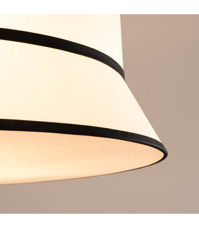 Top 60cm 2 Tier Cylindrical Ceiling Light White 3x E27-4