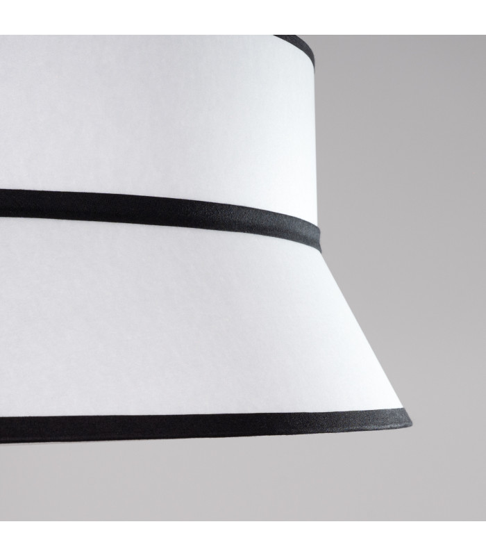 Top 60cm 2 Tier Cylindrical Ceiling Light White 3x E27-5