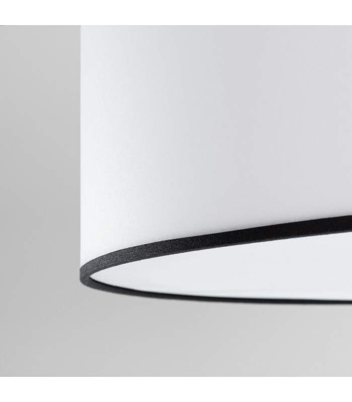 Top 60cm Cylindrical Ceiling Light White 3x E27-5