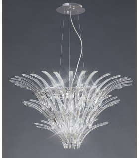 Ceiling Pendant 12 Light Polished Chrome - 2