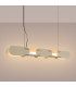Chain 91cm LED Bar Pendant Ceiling Light Beige 3000K-3