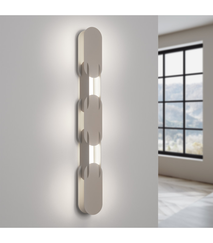 Chain Integrated LED Wall Lamp Beige 4000K-3