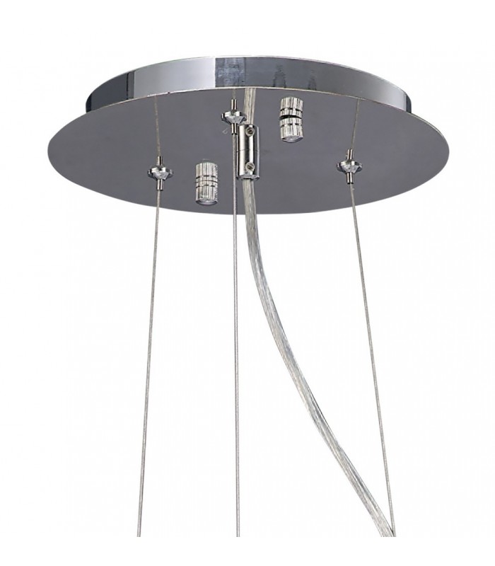Ceiling Pendant 12 Light Polished Chrome - 4