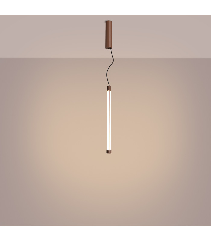 Trang LED 50cm Slim Pendant Ceiling Light Brown 3000K-3
